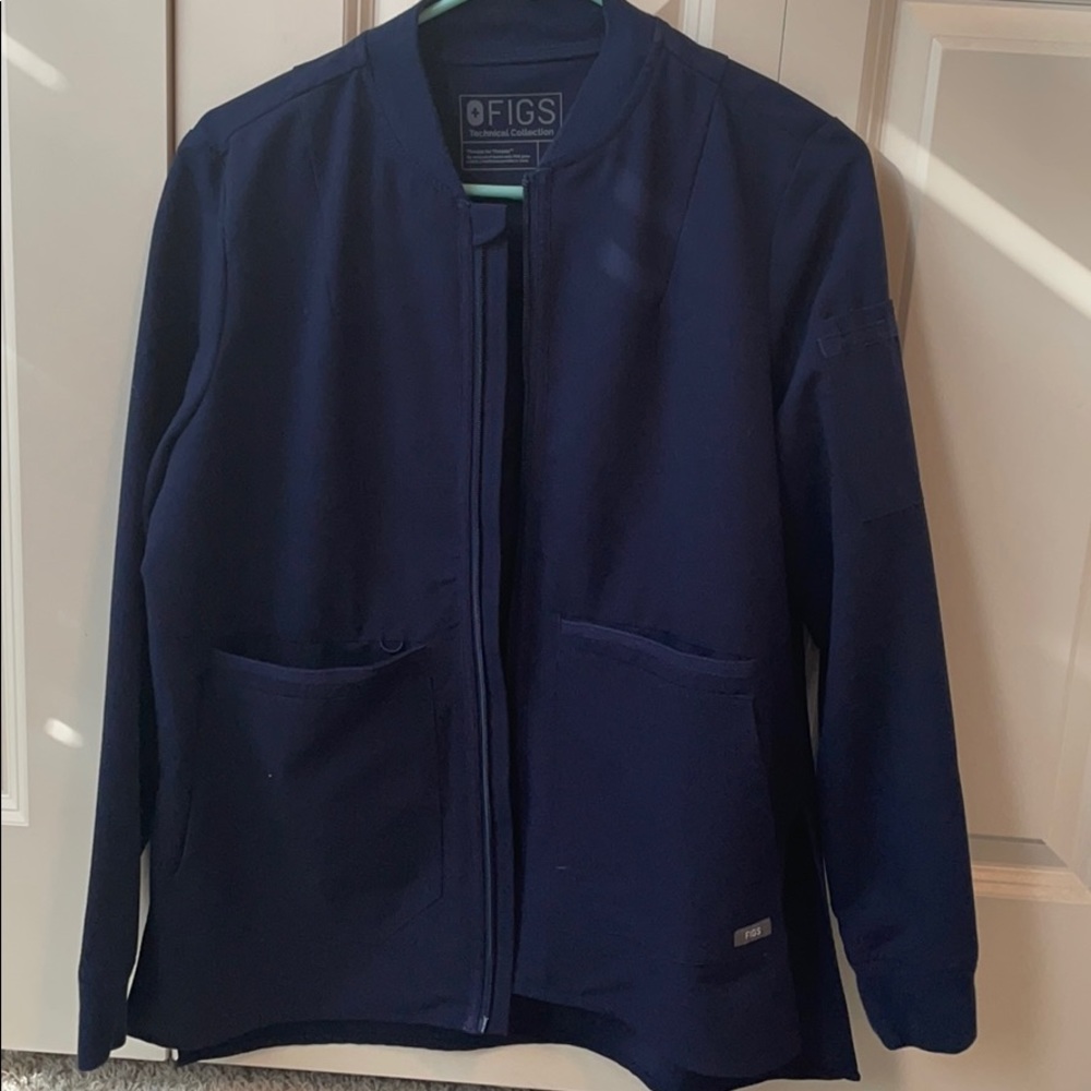 NWOT Figs navy jacket